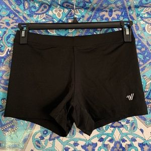 Women’s Varsity Spandex Shorts (Size M.)